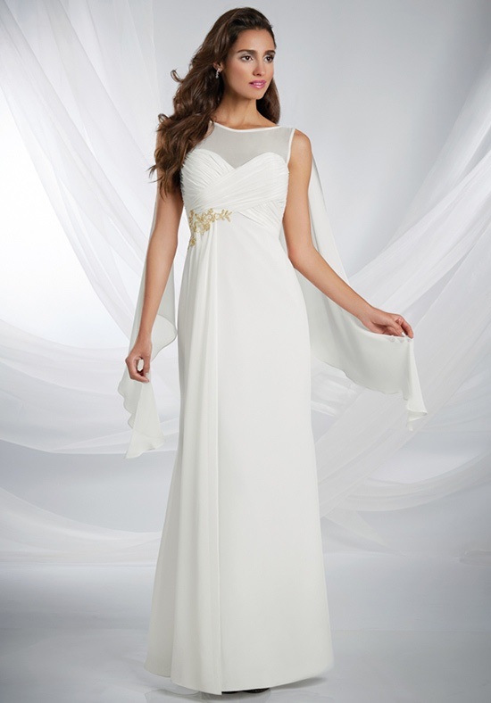 فستان أبيض طويل لمحبات البساطة -اليوم السابع -6 -2015